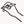 Line drawing of a hand holding a pen